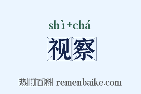 视察是什么意思的图片
